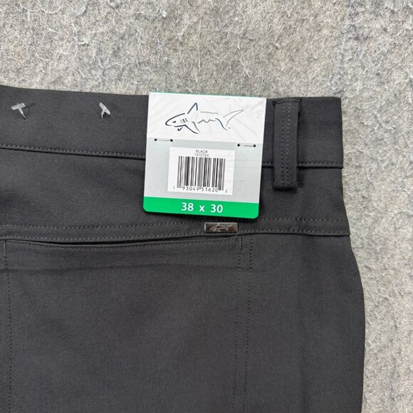 Greg Norman Golf Pants Men 38 x 30 Black Performance Straight Leg - Picture 8 of 16